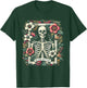 Never Better Skeleton Floral Funny Halloween Costume T-Shirt - T-Shirt | Forest