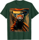 Scream Parody Funny Animal Painting Art Artistic Red Panda T-Shirt - T-Shirt | Forest
