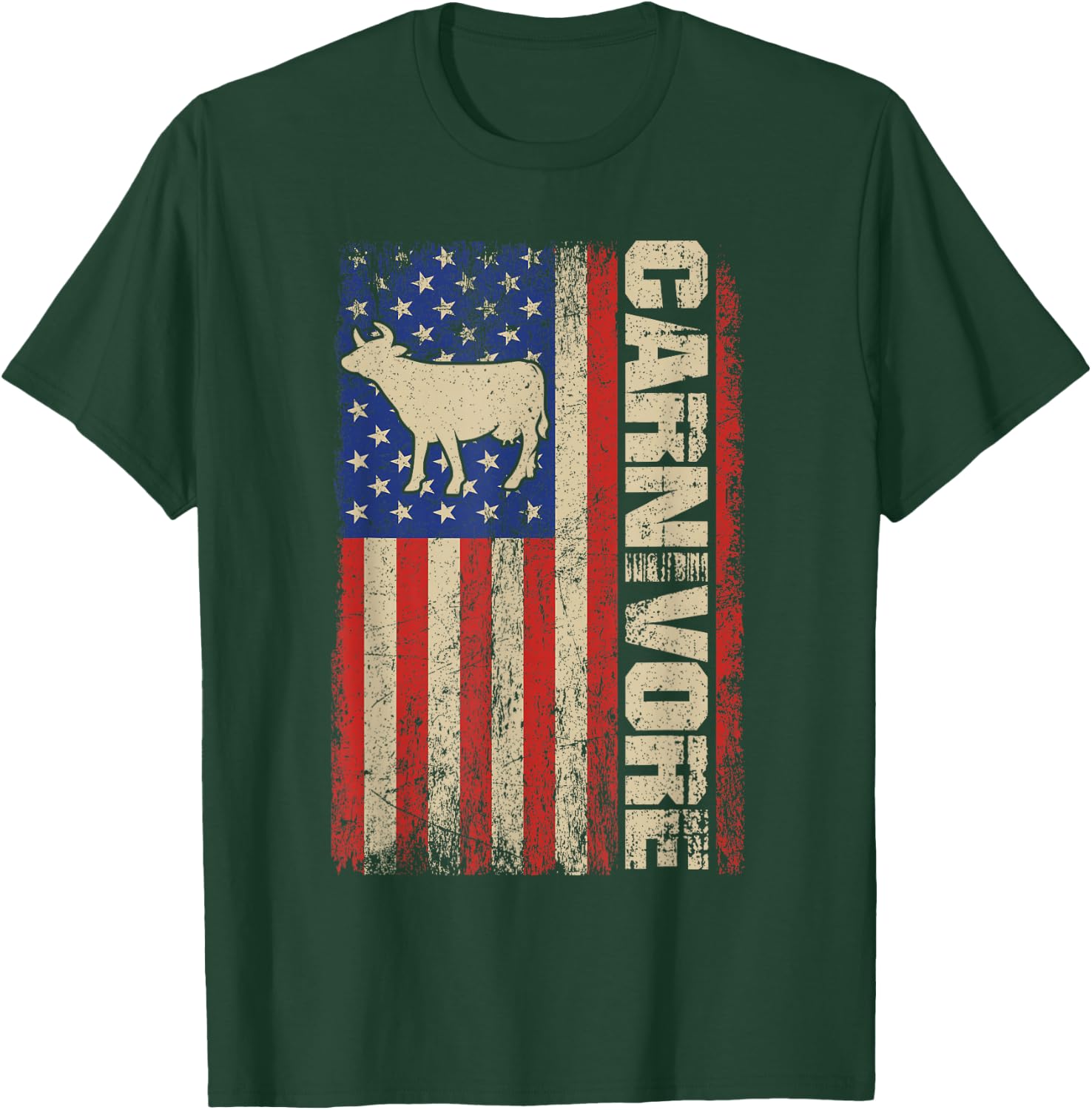 Carnivore Meat Smoker Gifts -Adults Black Small Classic Fit Short Sleeve Anti-Vegan Anti-Vegetarian Keto Diet T-Shirt - T-Shirt | Forest