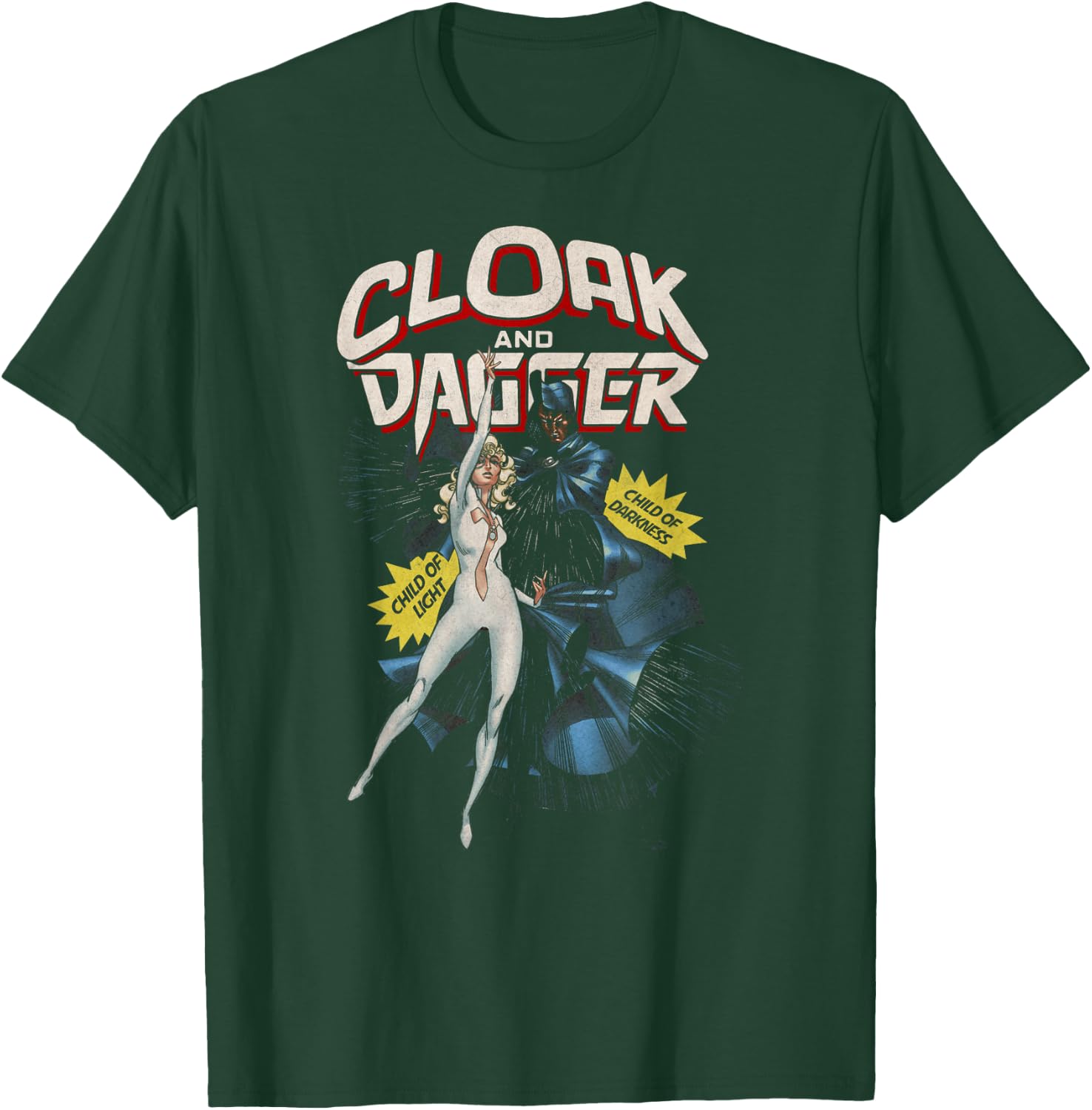 Marvel Cloak & Dagger Child of Darkness Graphic T-Shirt - T-Shirt | Forest