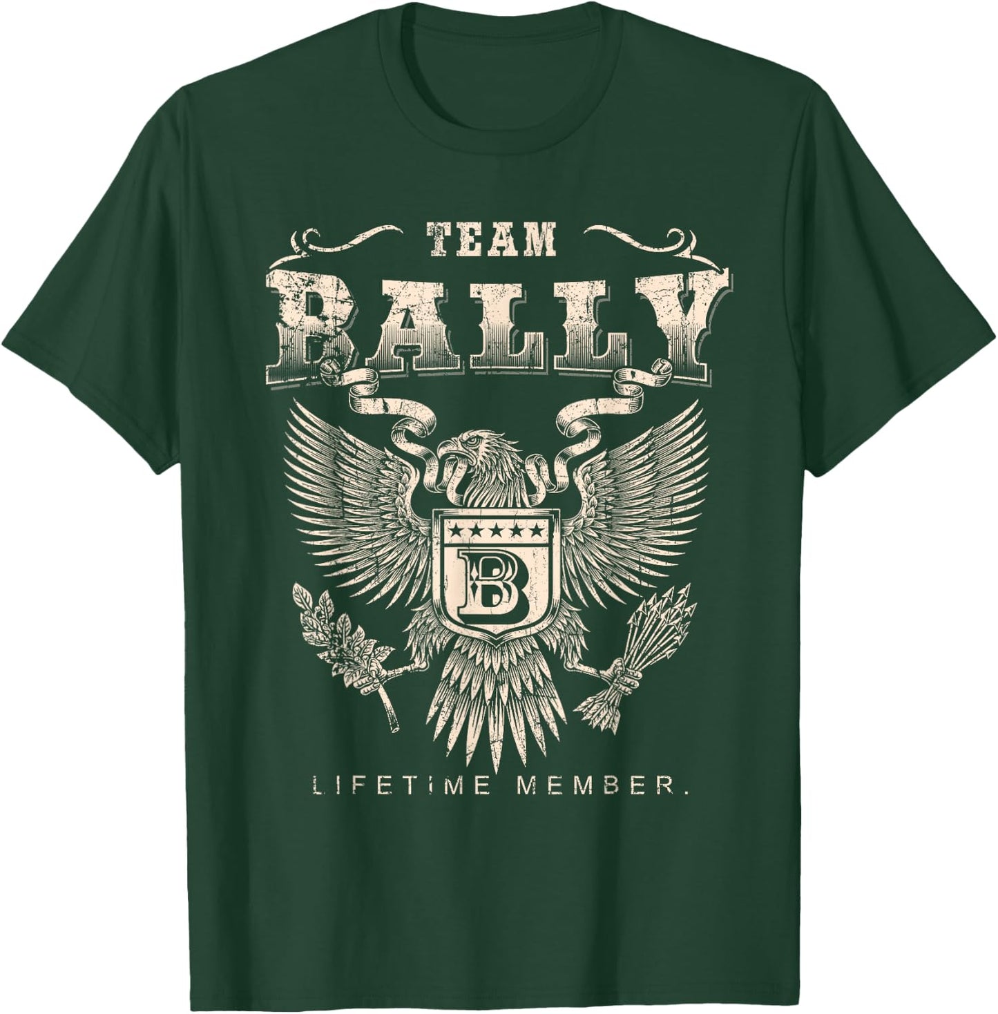 Team Bally Lifetime Member - Bally Name T-Shirt - T-Shirt | Forest