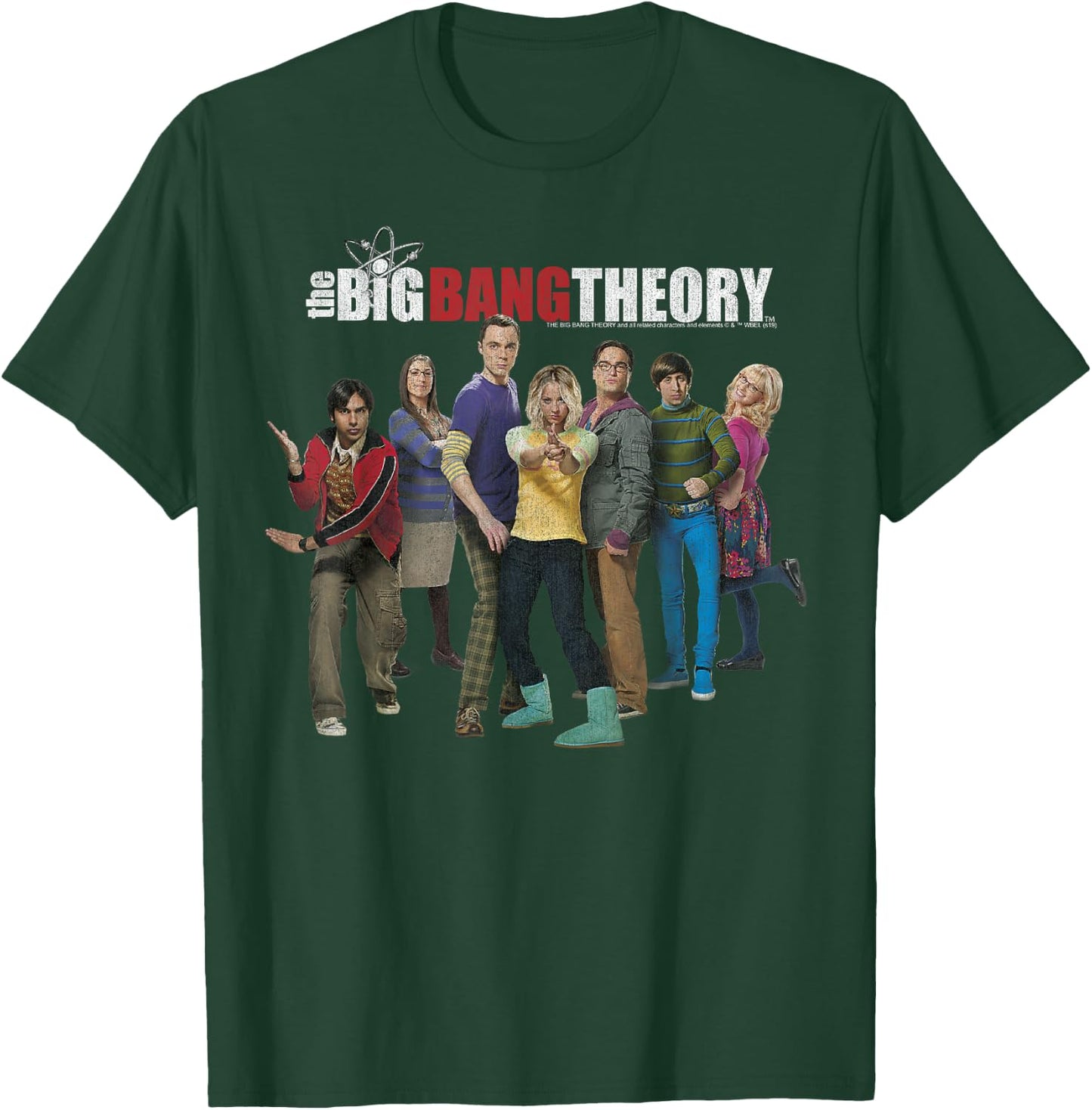 The Big Bang Theory Group Shot Logo T-Shirt - T-Shirt | Forest