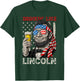 Drinking Like Lincoln Funny 4th of July America Flag Retro T-Shirt - T-Shirt | Forest
