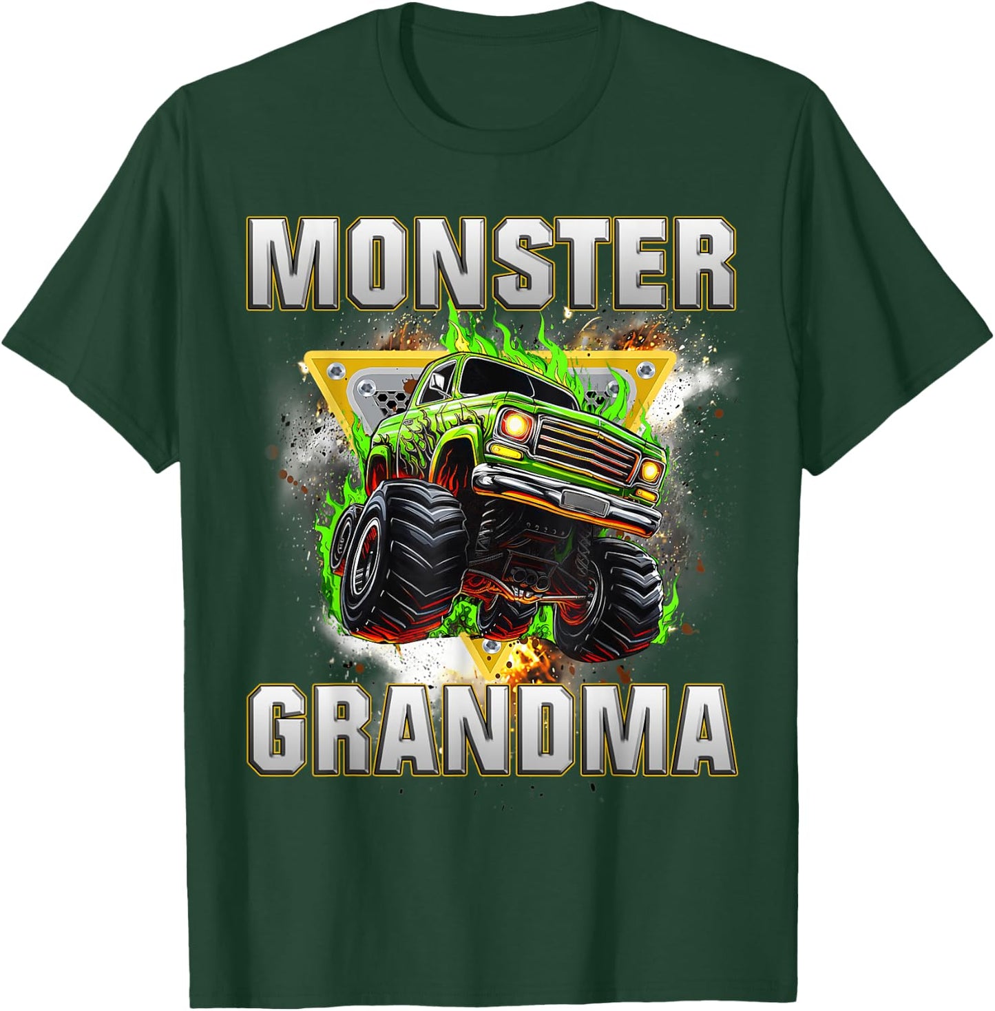 Monster Truck Grandma Monster Truck Are My Jam Adults Kids T-Shirt - T-Shirt | Forest