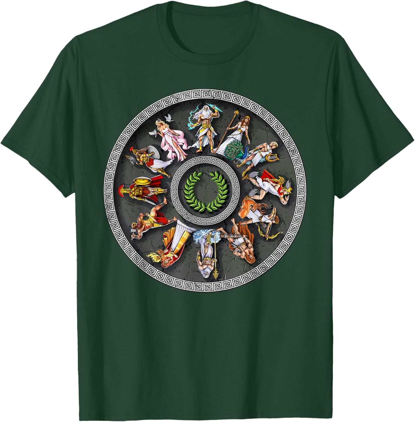 Greek Mythology Gods Ancient Greece T-Shirt - T-Shirt | Forest
