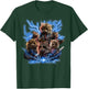 Cats Playing Guitar Retro Rock Music Band Women Kid T-Shirt - T-Shirt | Forest
