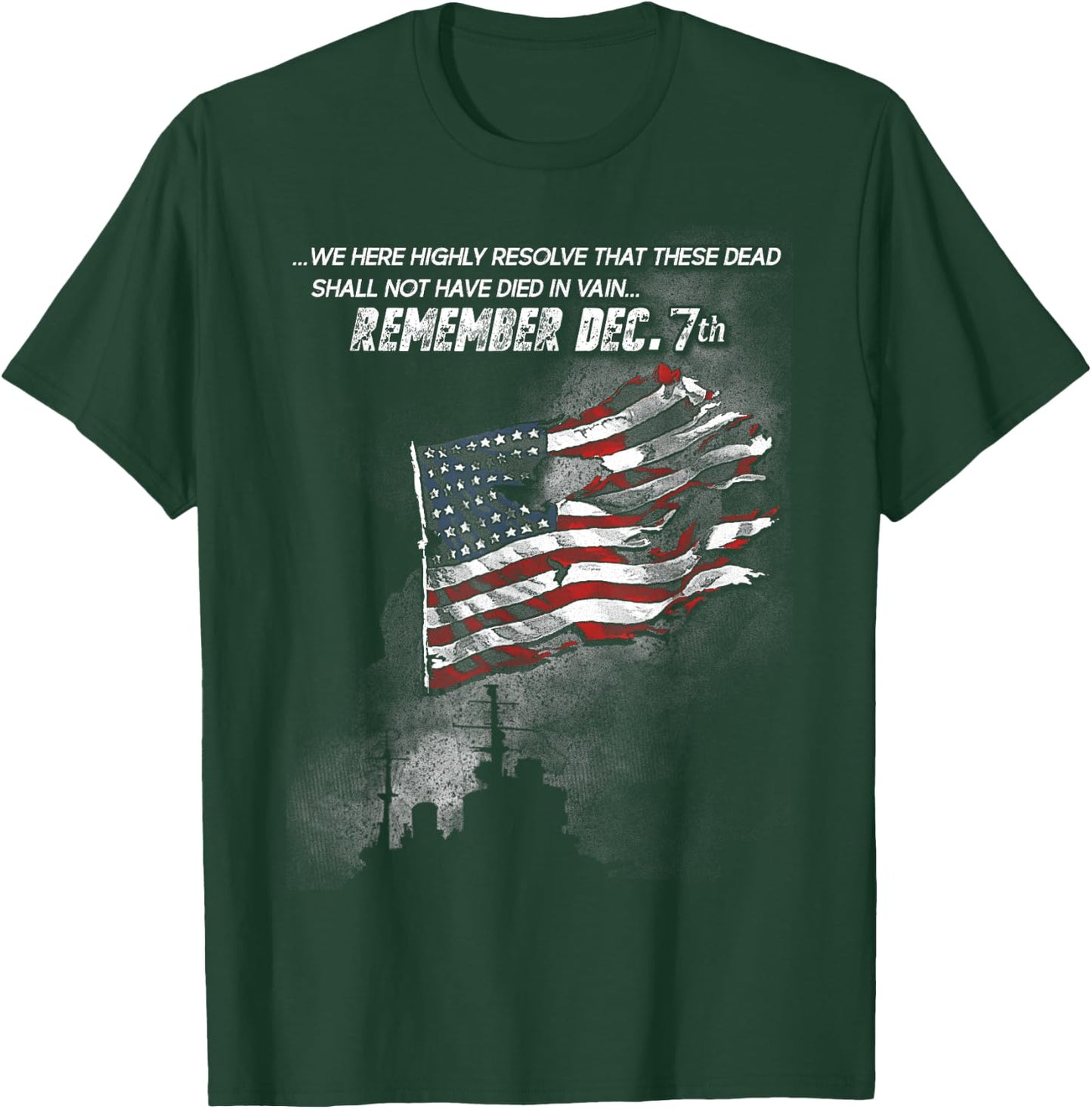 Pearl Harbor: Remember Dec. 7th T-Shirt - T-Shirt | Forest