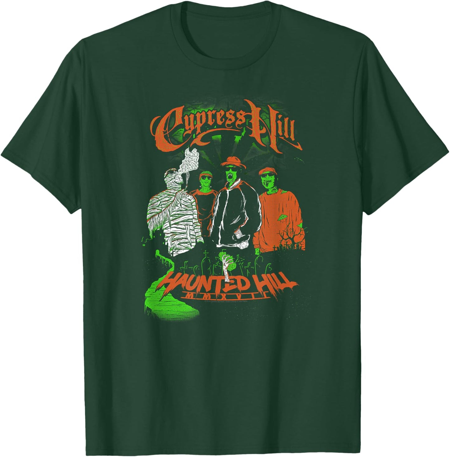 Cypress Hill - Haunted Hill T-Shirt - T-Shirt | Forest
