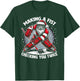 Making A Fist Checking You Twice Ugly Christmas Santa Hockey T-Shirt - T-Shirt | Forest