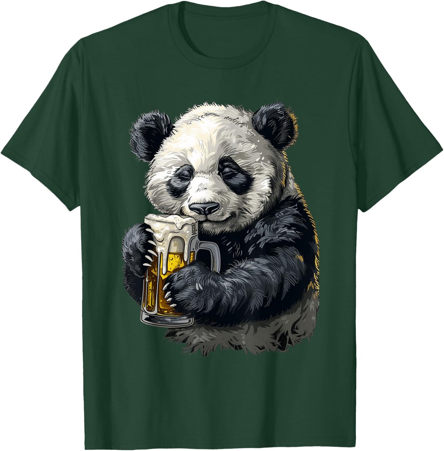 Panda Beer T-Shirt - T-Shirt | Forest
