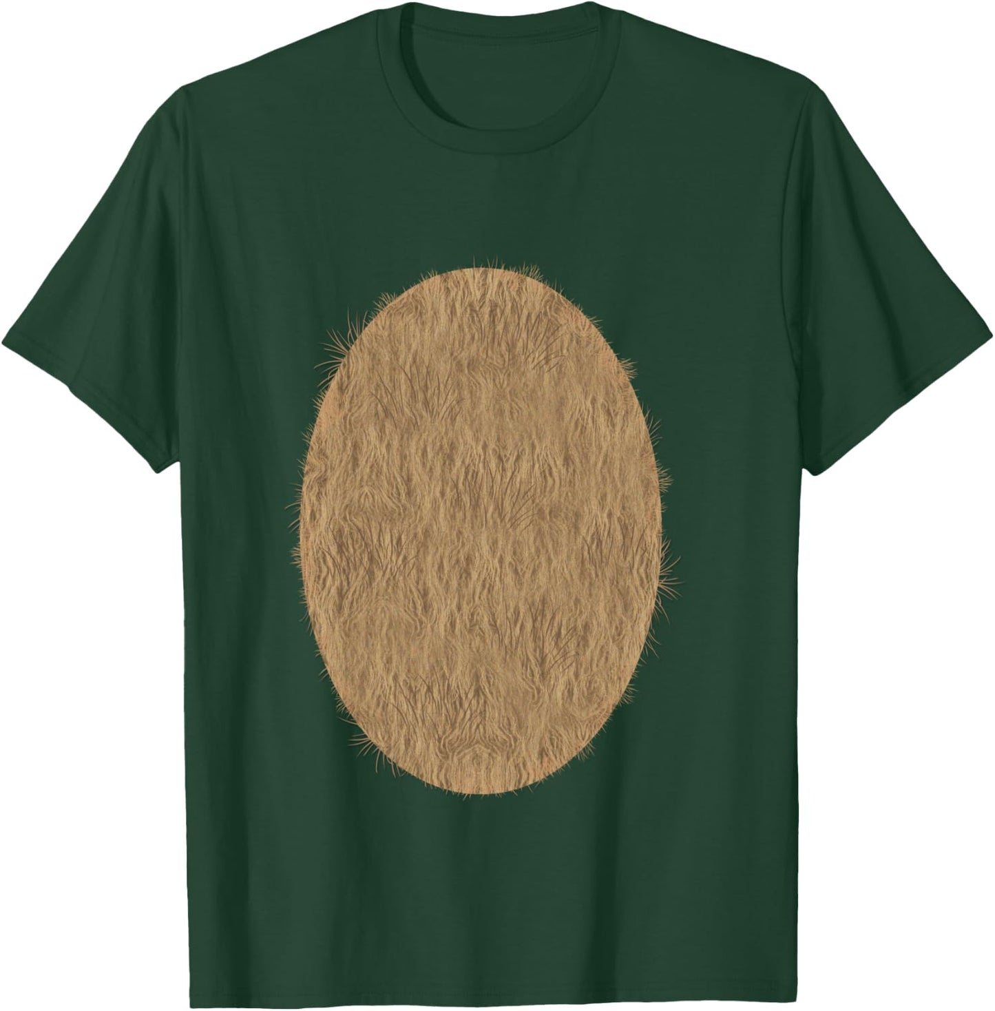Deer Bear Fuzzy Hairy Belly Costume T-Shirt - T-Shirt | Forest