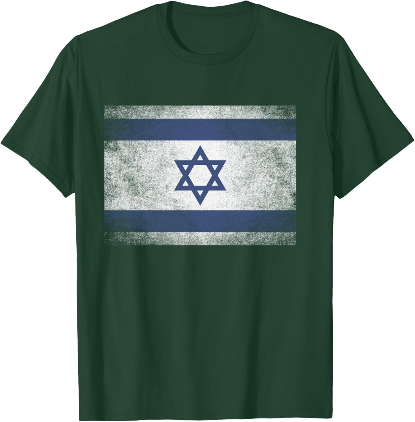 Israeli Israel Flag Pride Country Home Nation Family Retro T-Shirt - T-Shirt | Forest
