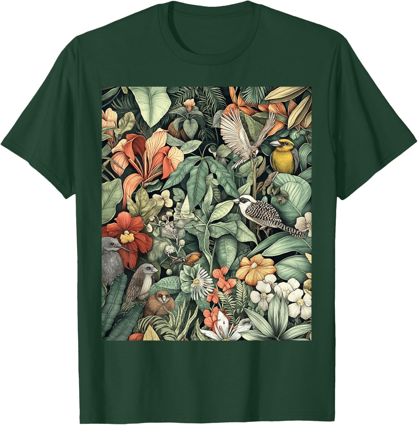 Botanical Illustrations for Nature Lovers T-Shirt - T-Shirt | Forest