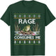 Rage Consumes Me Funny Frog Meme Christmas Ugly Sweater T-Shirt - T-Shirt | Forest