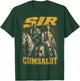 Sir Cumsalot Knight Funny Meme Bootleg Graphic Y2K T-Shirt - T-Shirt | Forest
