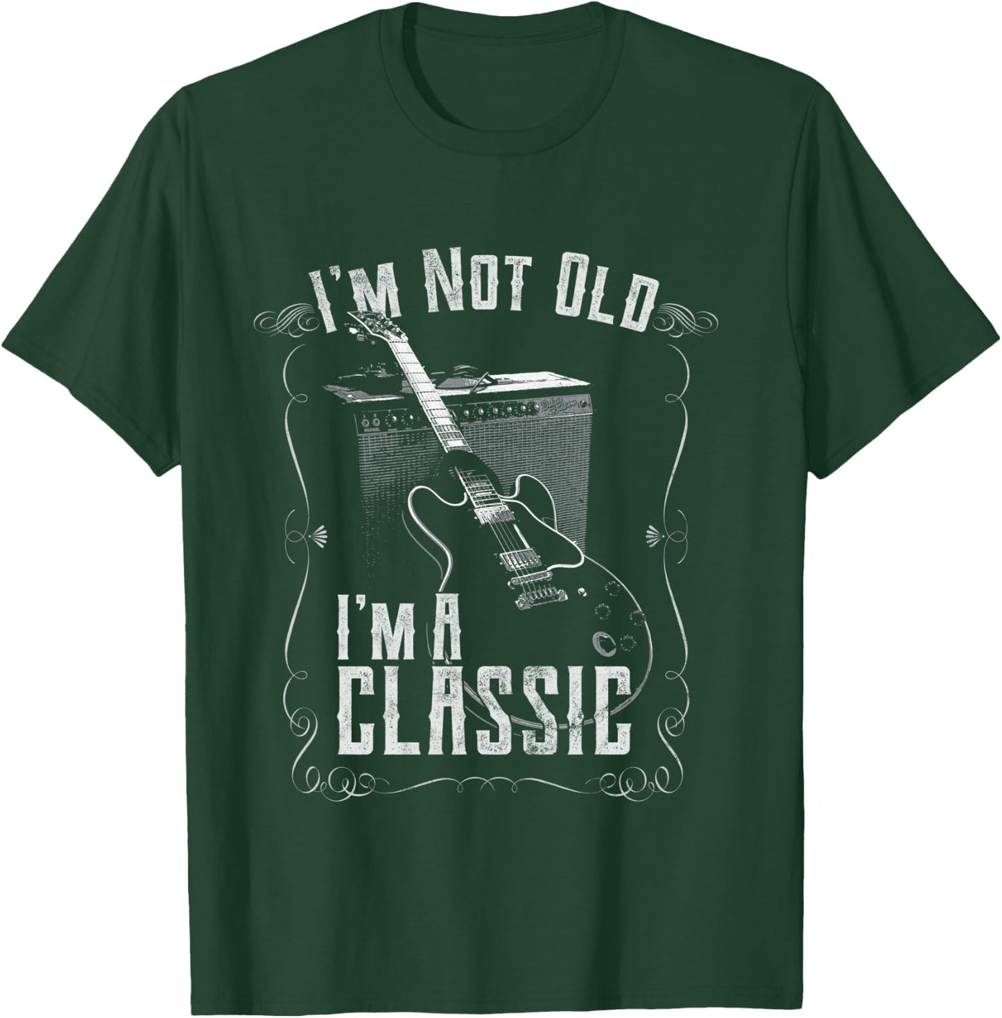 I'm not old, I'm a classic guitar birthday T-Shirt - T-Shirt | Forest