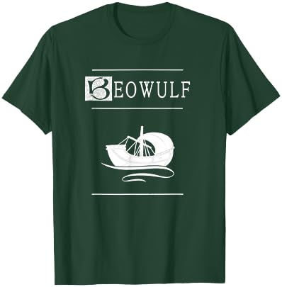 Beowulf and The Viking Ship T-Shirt - T-Shirt | Forest
