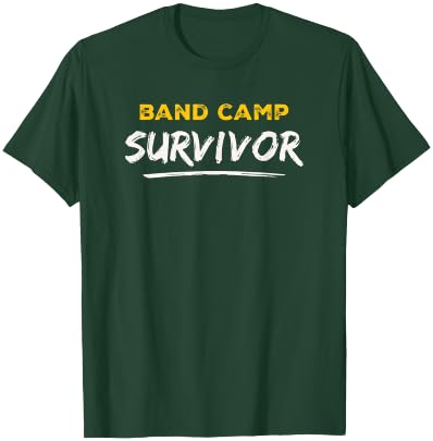 Marching Band Camp Survivor T-Shirt - T-Shirt | Forest
