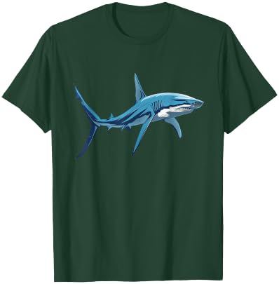 Thresher Shark 80s T-Shirt - T-Shirt | Forest