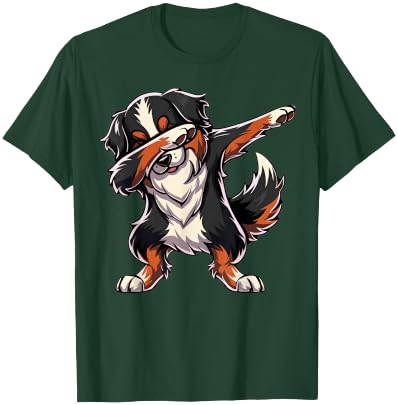 Dabbing Bernese Mountain Dab Dance Dog Lover Gifts T-Shirt - T-Shirt | Forest