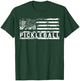 US Flag Pickleball American Pickleball Player T-Shirt - T-Shirt | Forest