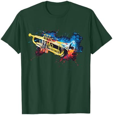 Men, Women and Kids Trumpet T-Shirt - T-Shirt | Forest