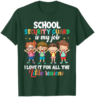School Security Guard Appreciation Shirt, Back to School T-Shirt - T-Shirt | Forest