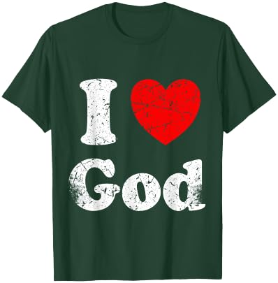 I Love God Graphic T-Shirt - T-Shirt | Forest