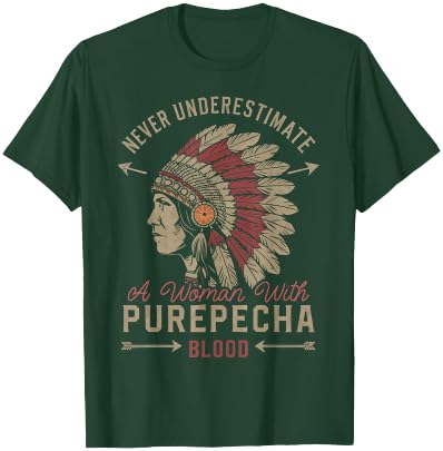 Indigenous People Mexico Native American Purepecha Tribe T-Shirt - T-Shirt | Forest