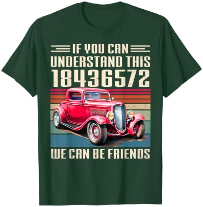 It's A 18436572 Thing Funny V8 Engine Classic Hot rod Car T-Shirt - T-Shirt | Forest