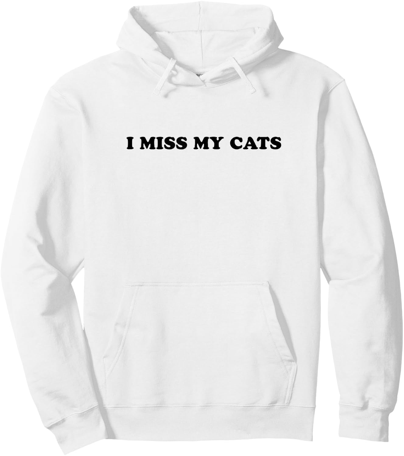 I miss my cats Hoodie - Hoodie | White