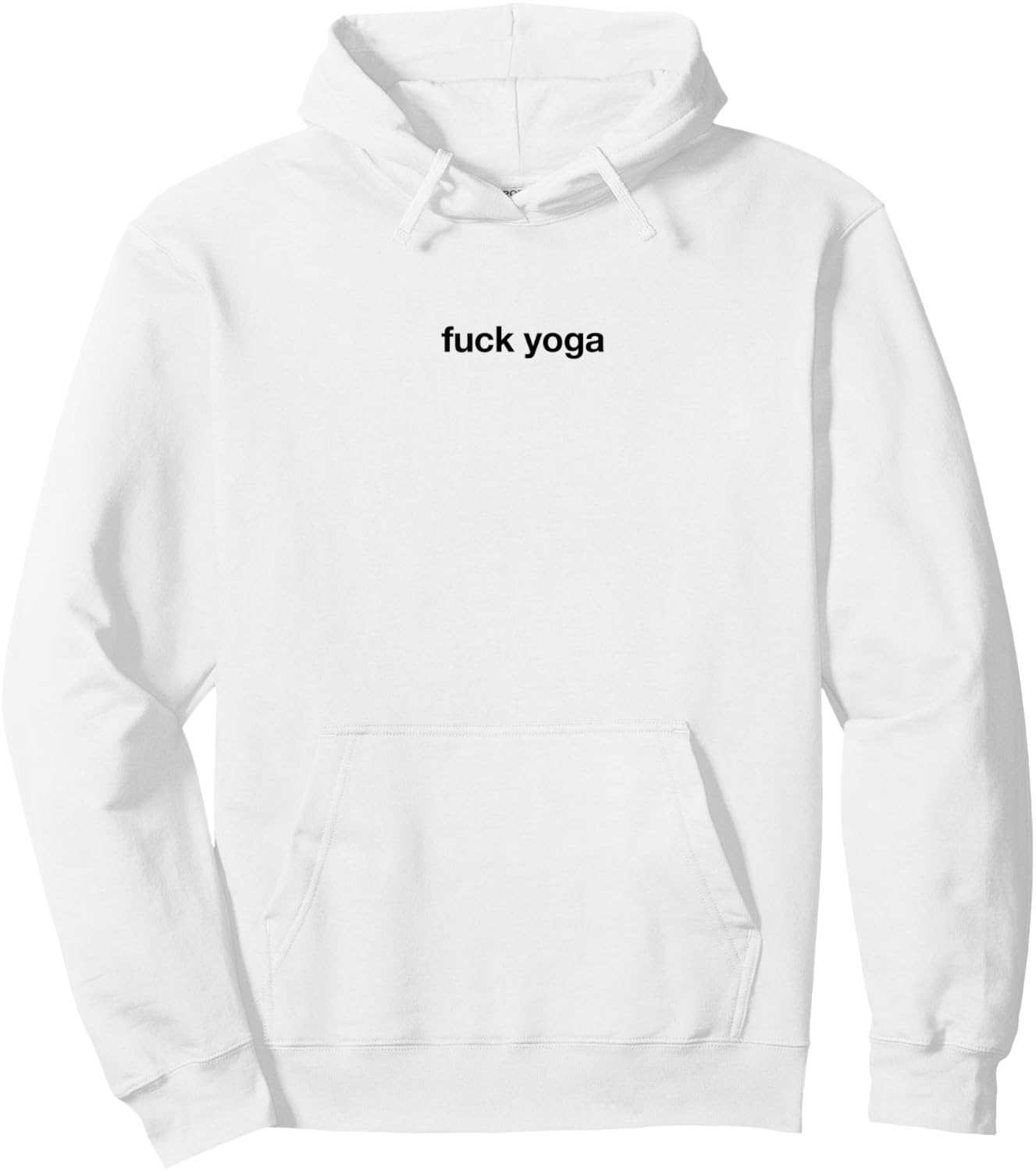 Fuck yoga Hoodie - Hoodie | White