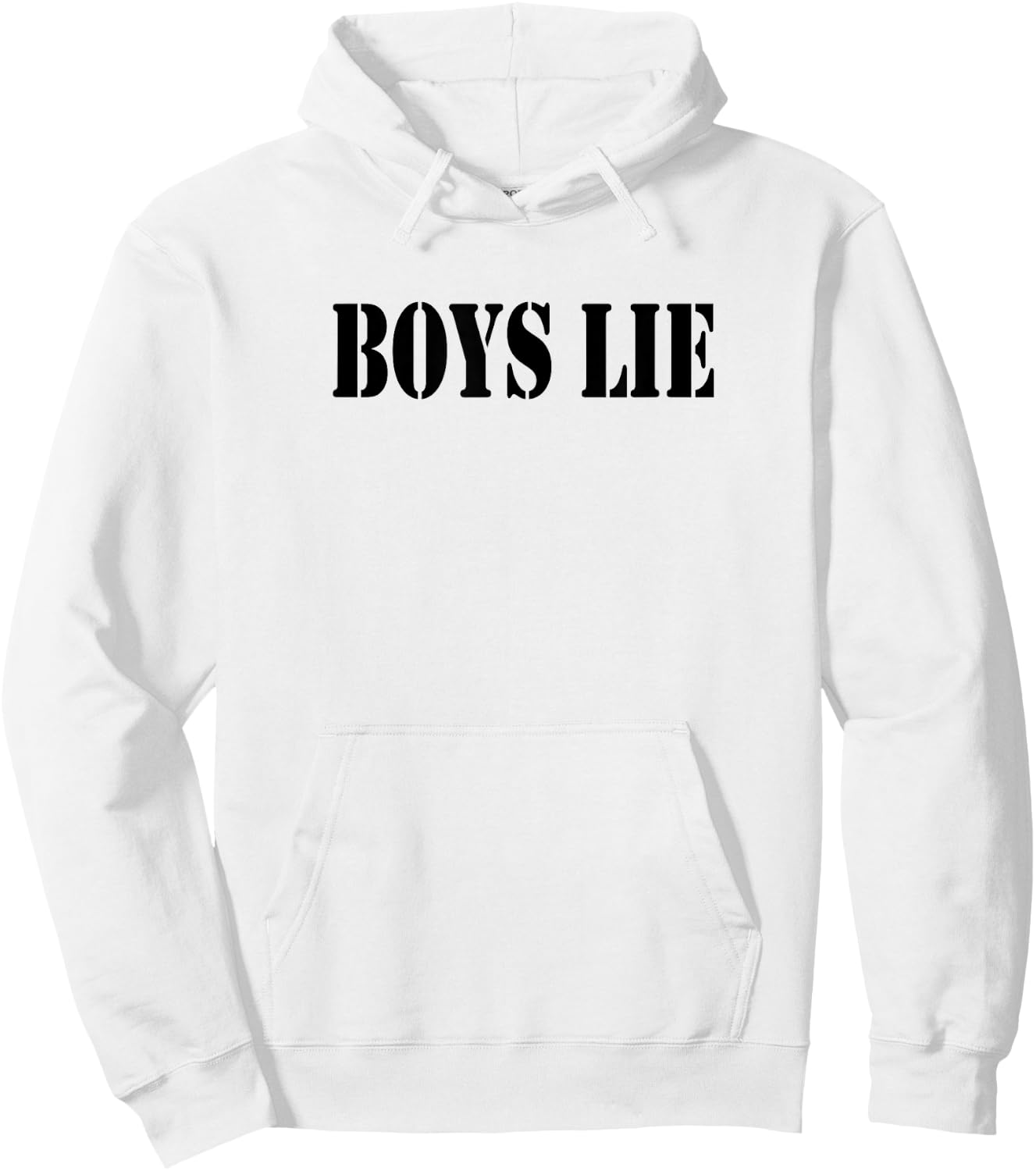Boys Lie Hoodie - Hoodie | White
