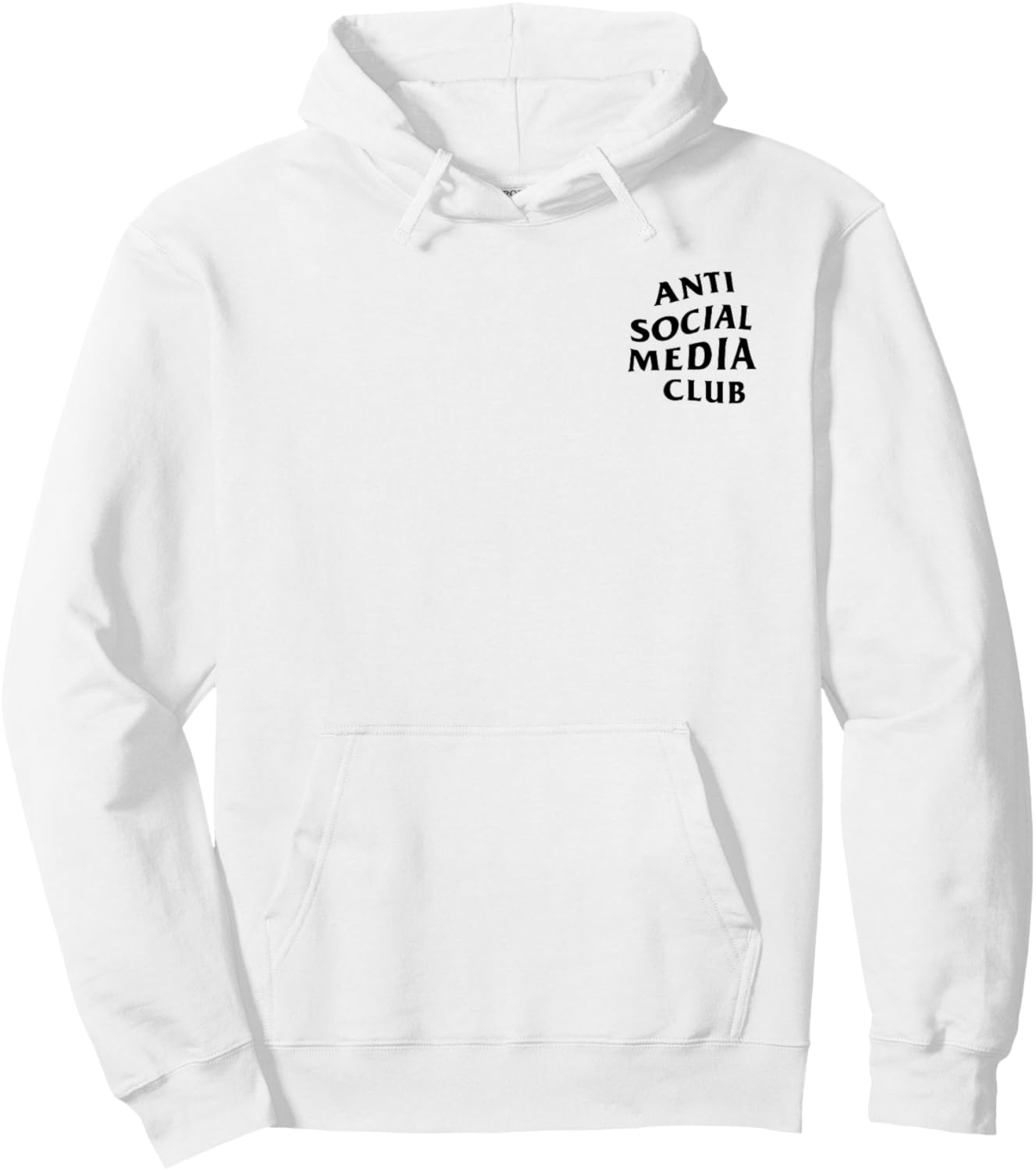 Anti Social Media Club Shirt Hoodie - Hoodie | White