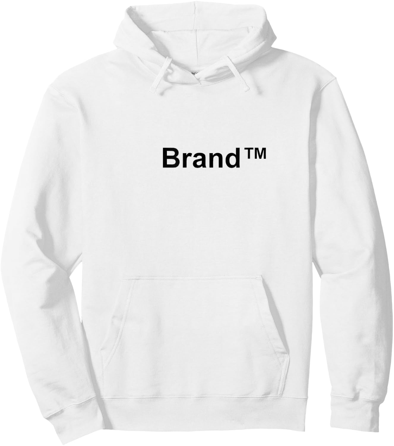 Brand Hoodie - Hoodie | White