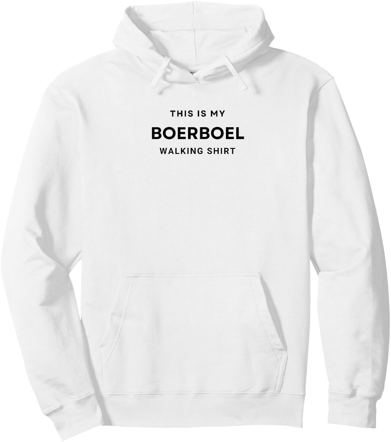 Funny This Is My Boerboel Walking Shirt Hoodie - Hoodie | White