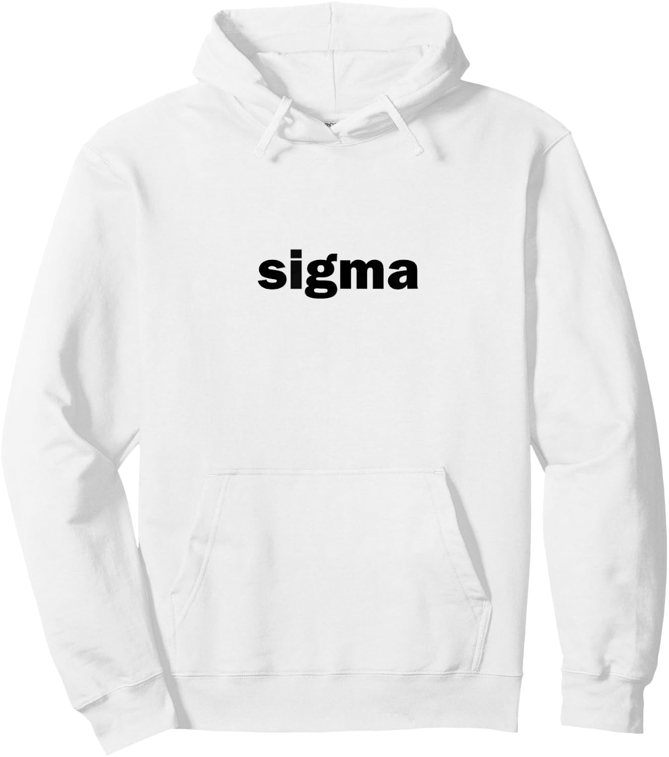 Sigma Funny Influencer Brain Rot Slang Words Rizz God Alpha Hoodie - Hoodie | White