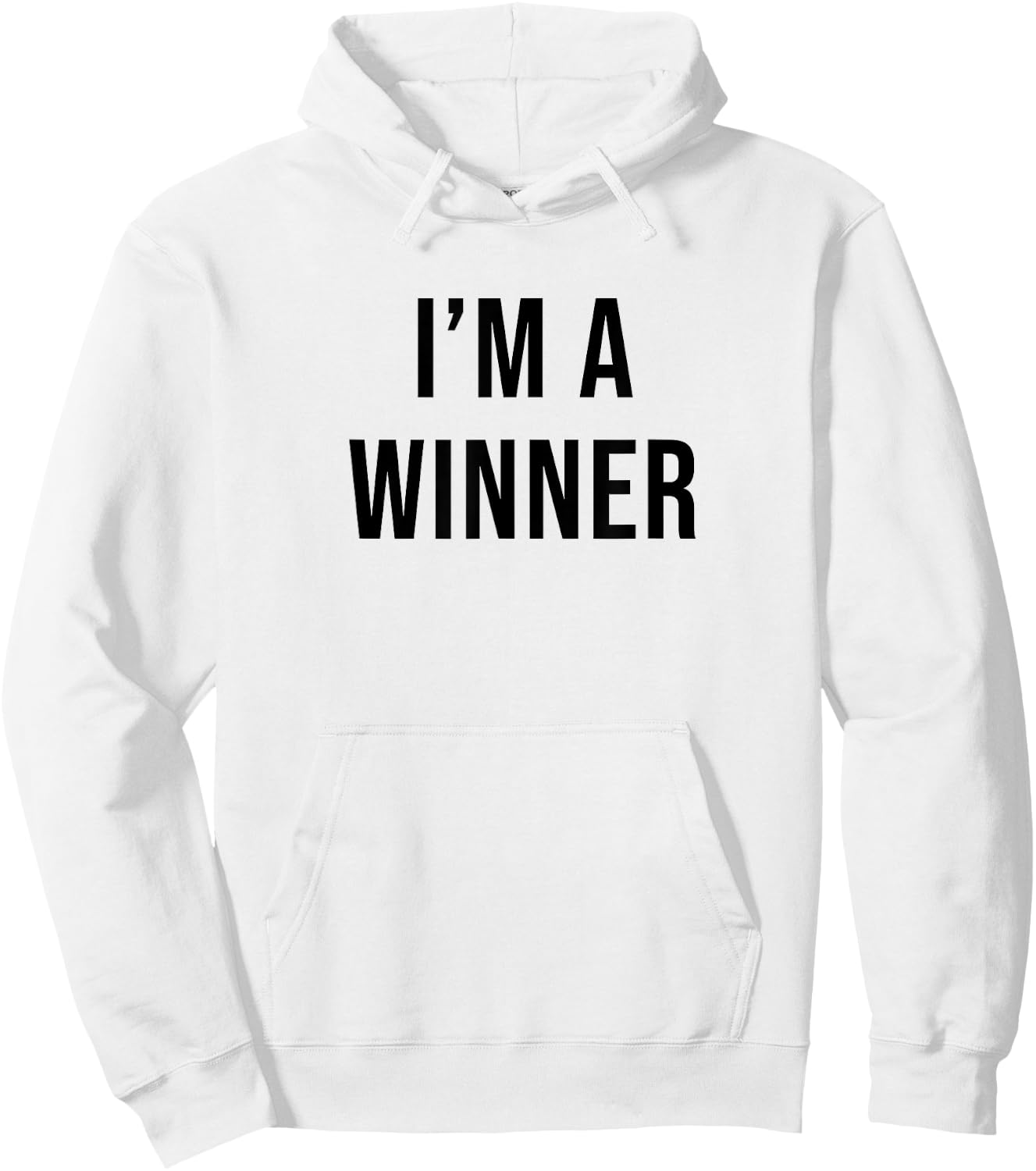 I'm a Winner Hoodie - Hoodie | White