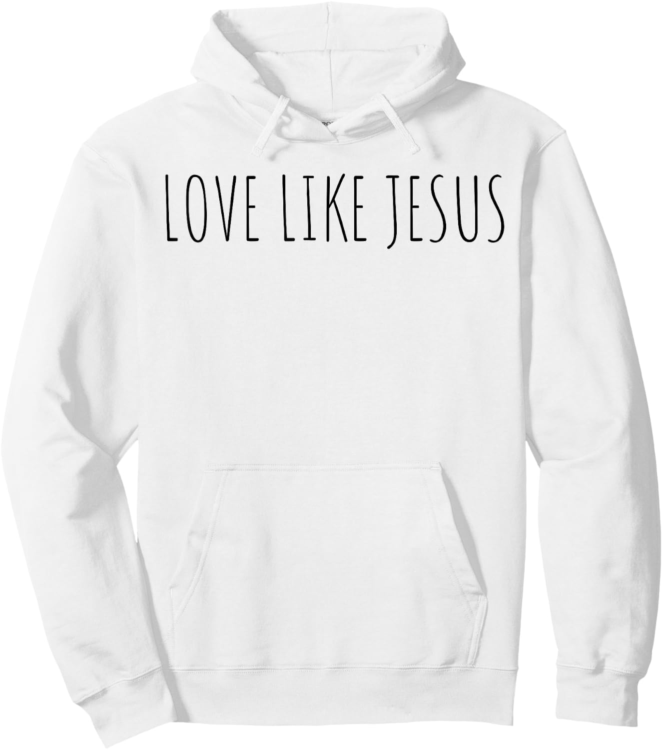 Love like Jesus Christian Hoodie - Hoodie | White