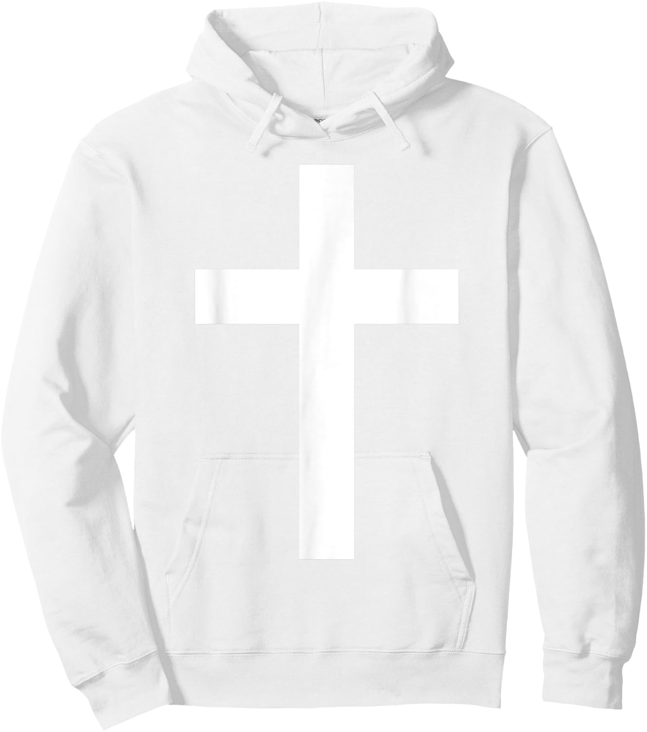 White Christian Jesus Cross Green Hoodie - Hoodie | White
