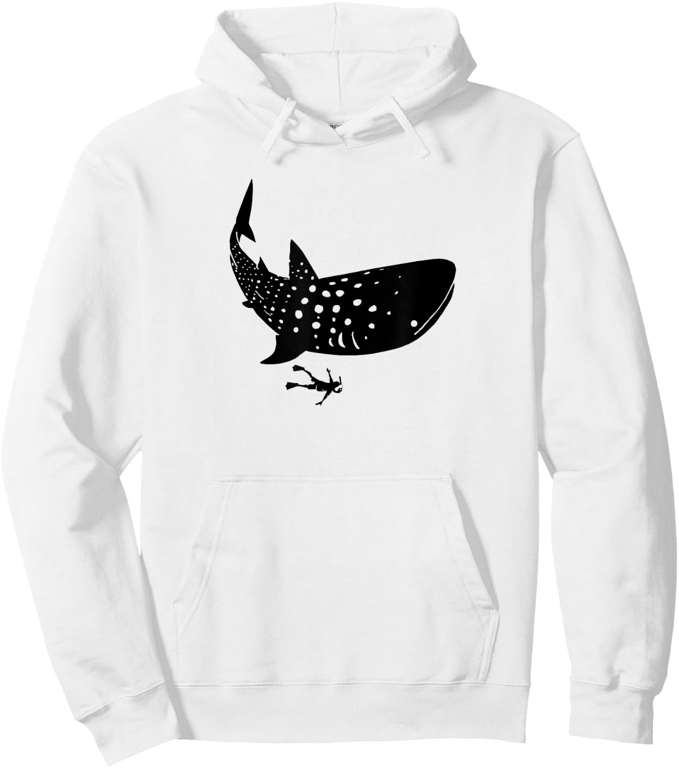 Diving With Whale Sharks Whale Shark Hoodie - Hoodie | White