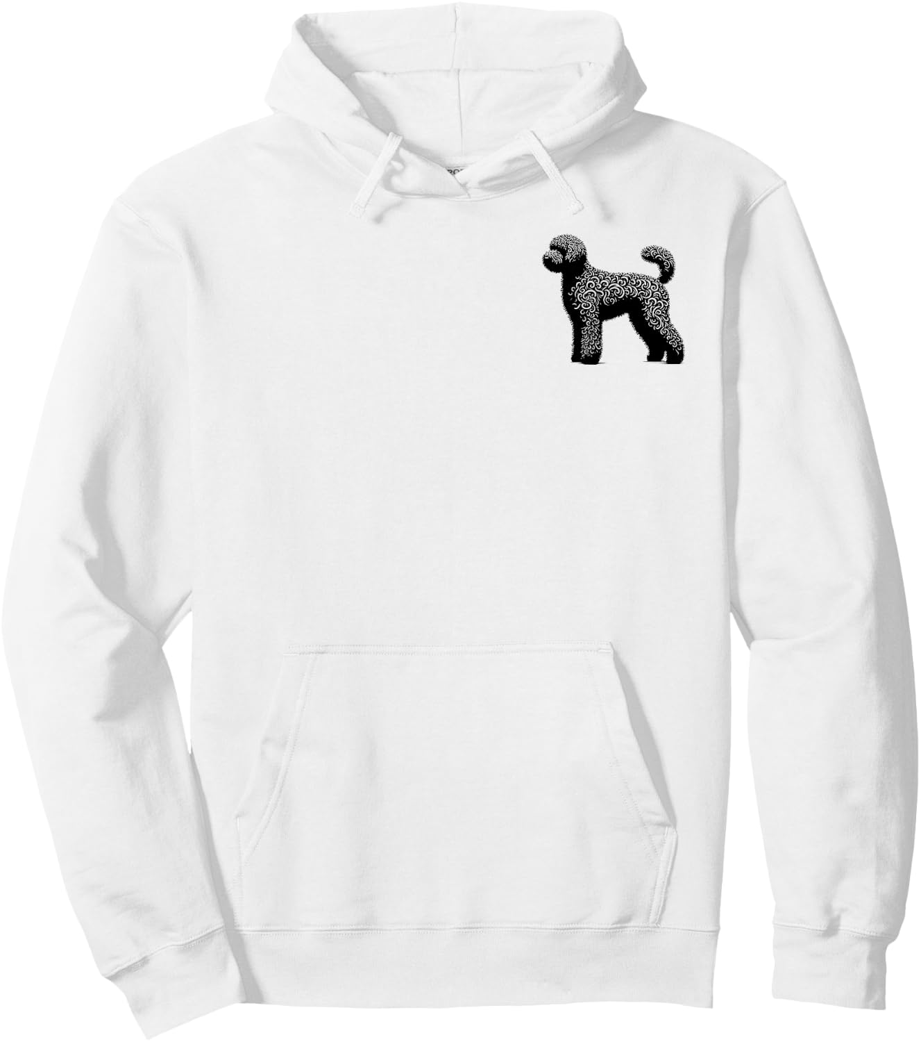 Dog Dad Mom Lover - Monochromatic Whoodle Hoodie - Hoodie | White