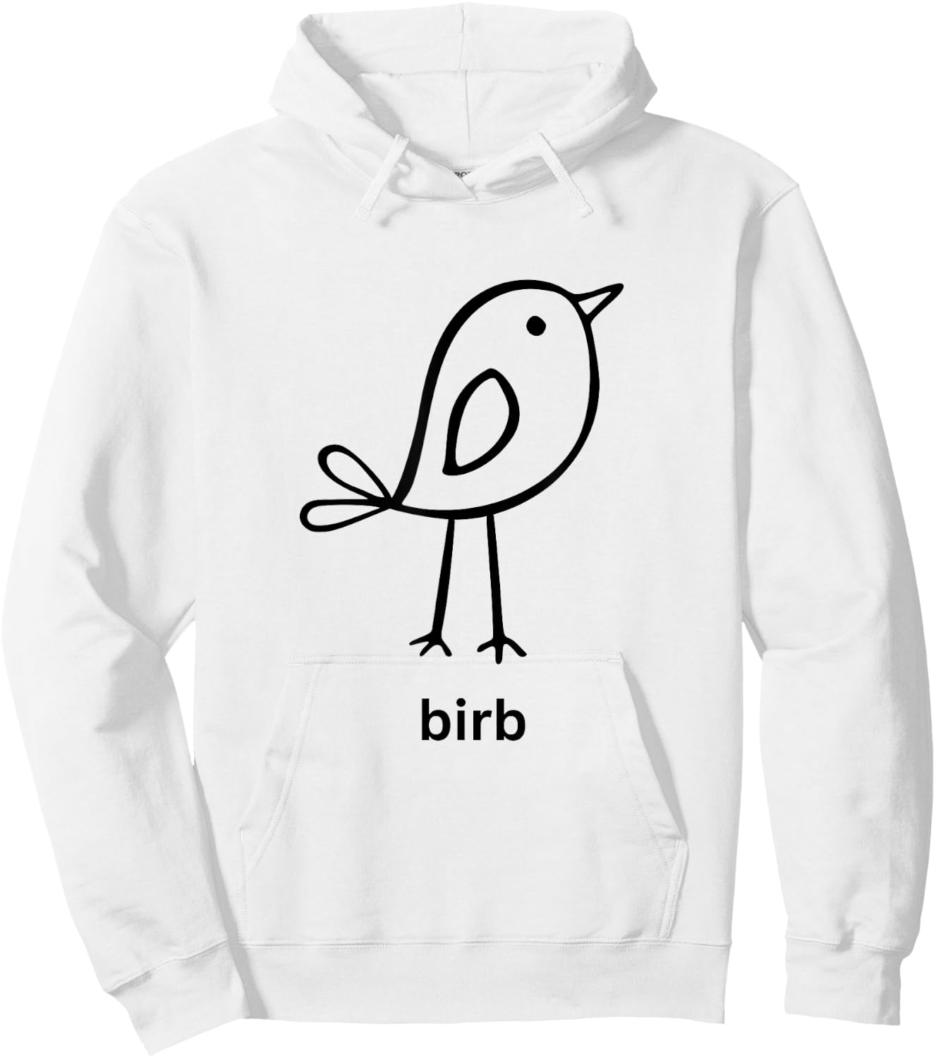 Funny Birb Shirt Cute Doggo Lingo Birb Meme Bird Hoodie - Hoodie | White