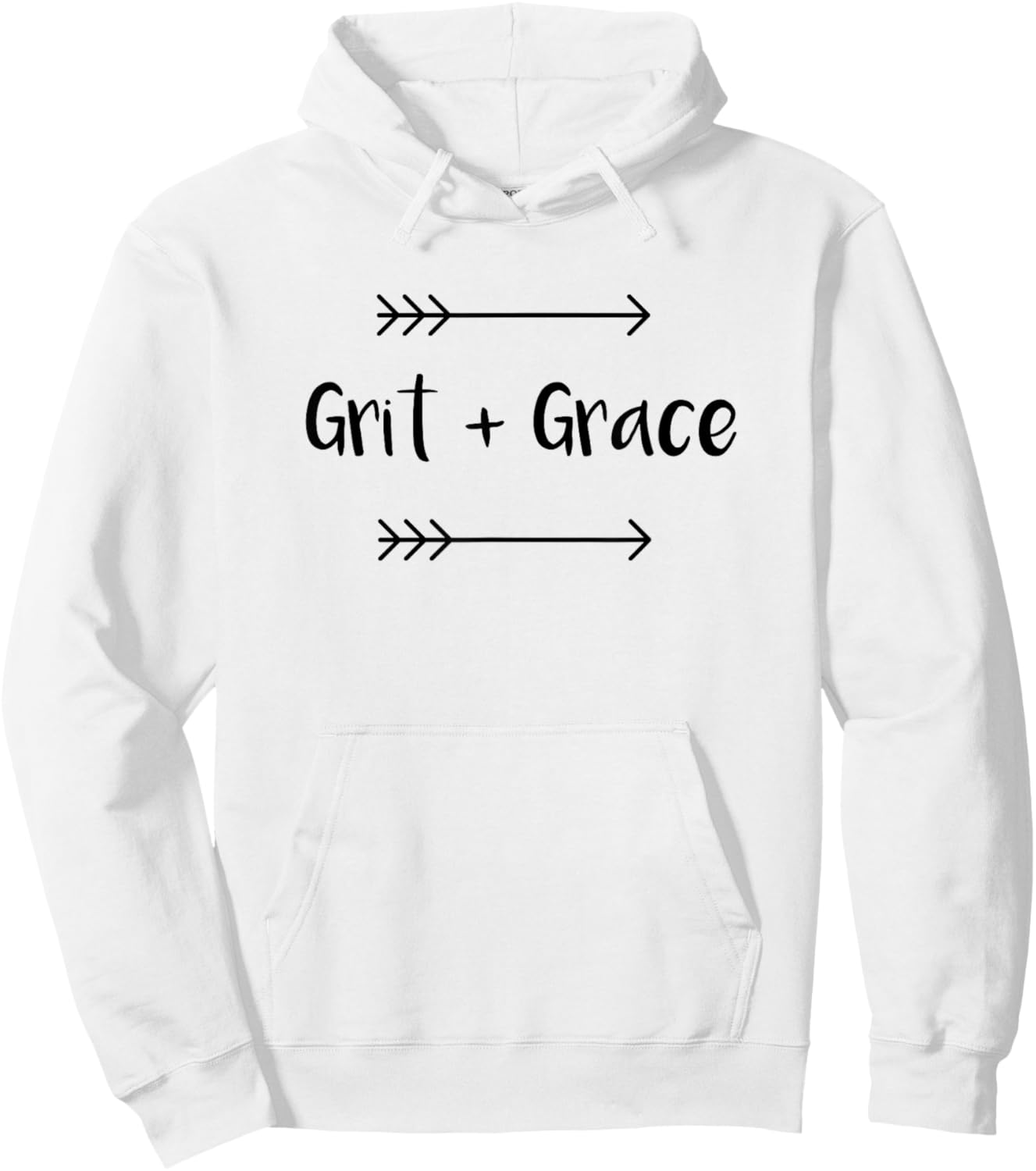 Cute Grit and Grace Arrow Hoodie - Hoodie | White