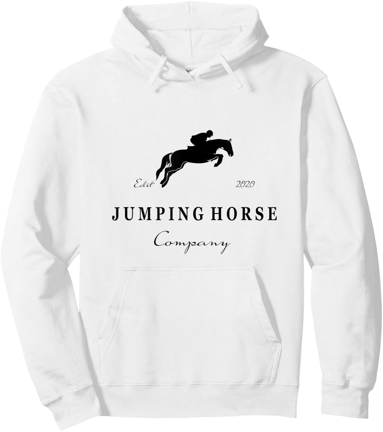 Horse Rider Show Jumping Equestrian Sport Hoodie - Hoodie | White