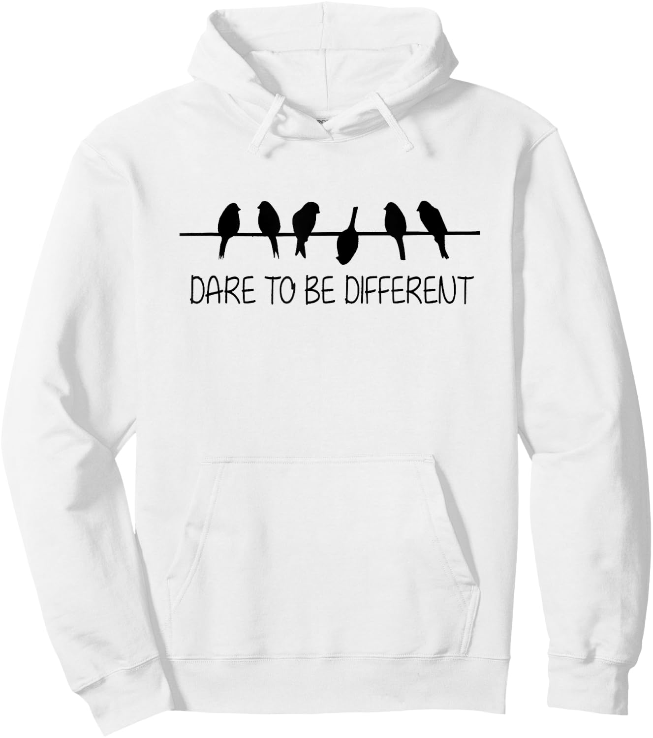 Dare to Be Different Hoodie - Hoodie | White