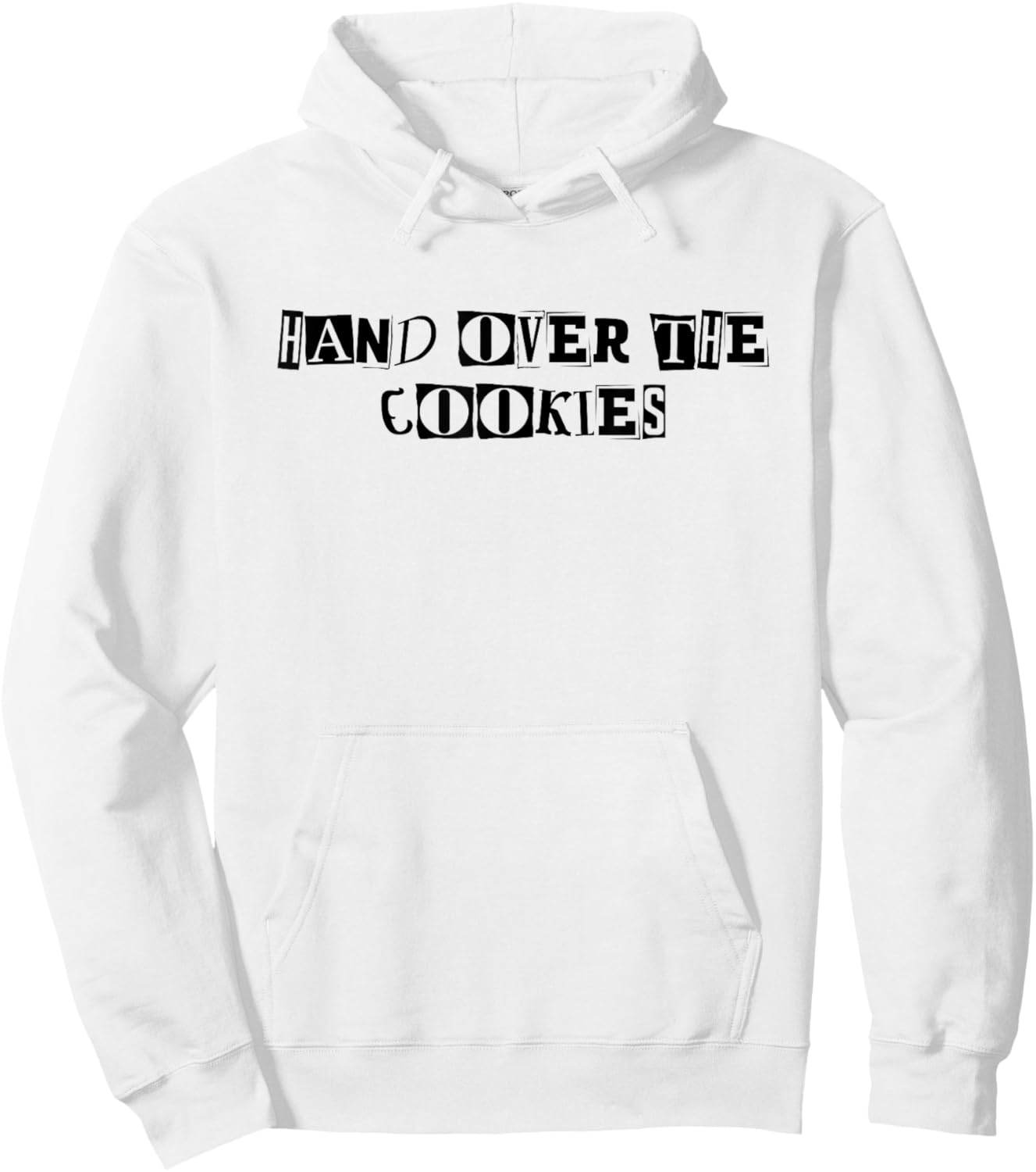 Cookie Ransom Note Bakery Hoodie - Hoodie | White