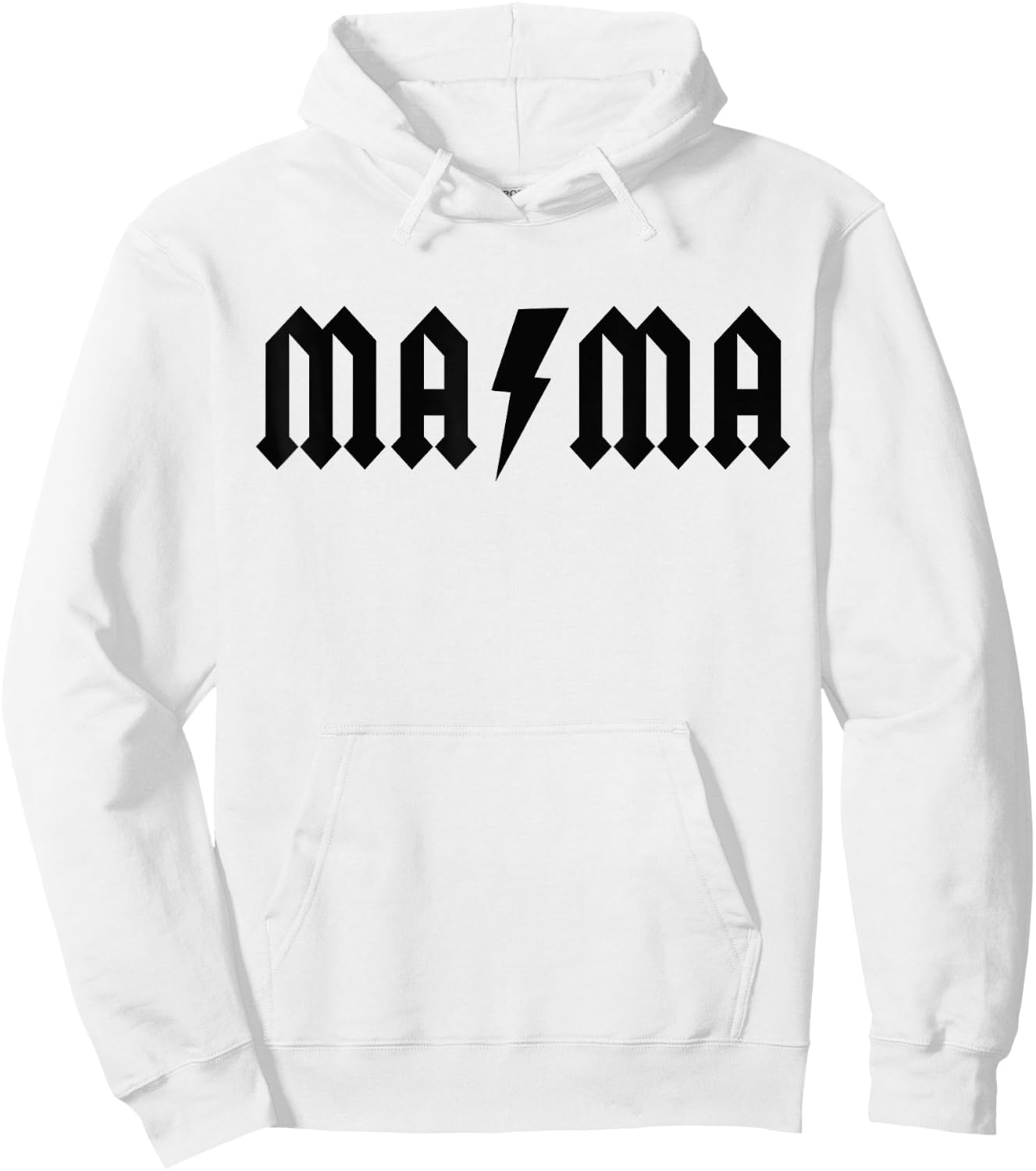 Rock n Roll Mama Birthday Rock Star Matching Family Hoodie - Hoodie | White