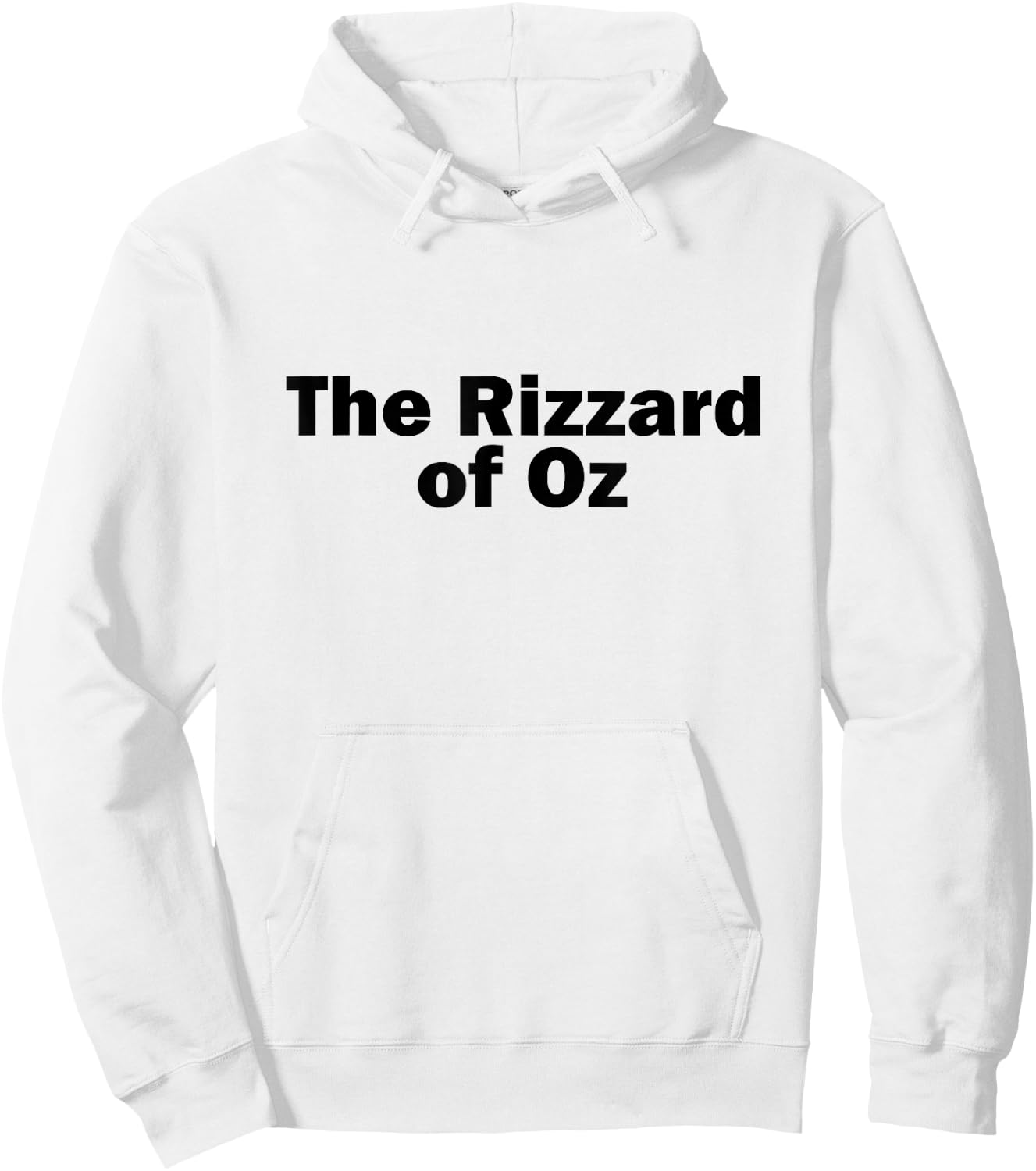 The Rizzard Of Oz Funny Influencer Brain Rot Viral Slang Hoodie - Hoodie | White