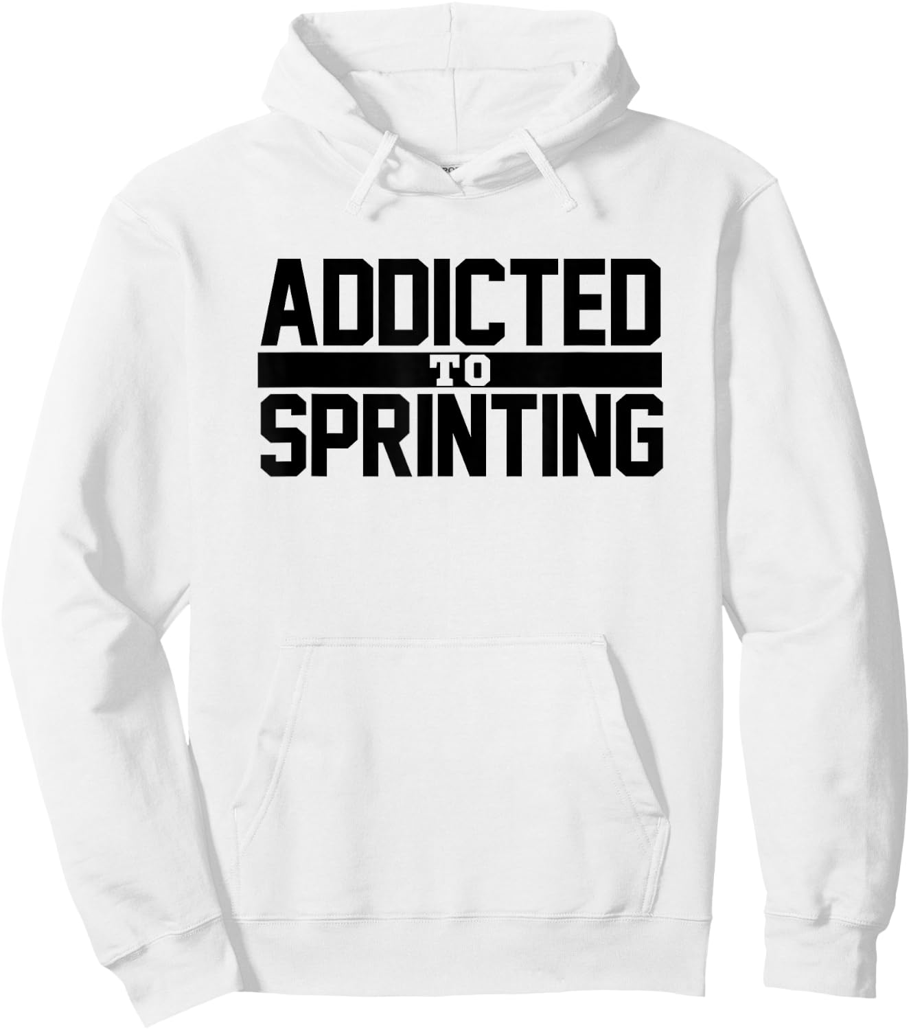 Track and Field, Sprinters, Sprinting Hoodie - Hoodie | White